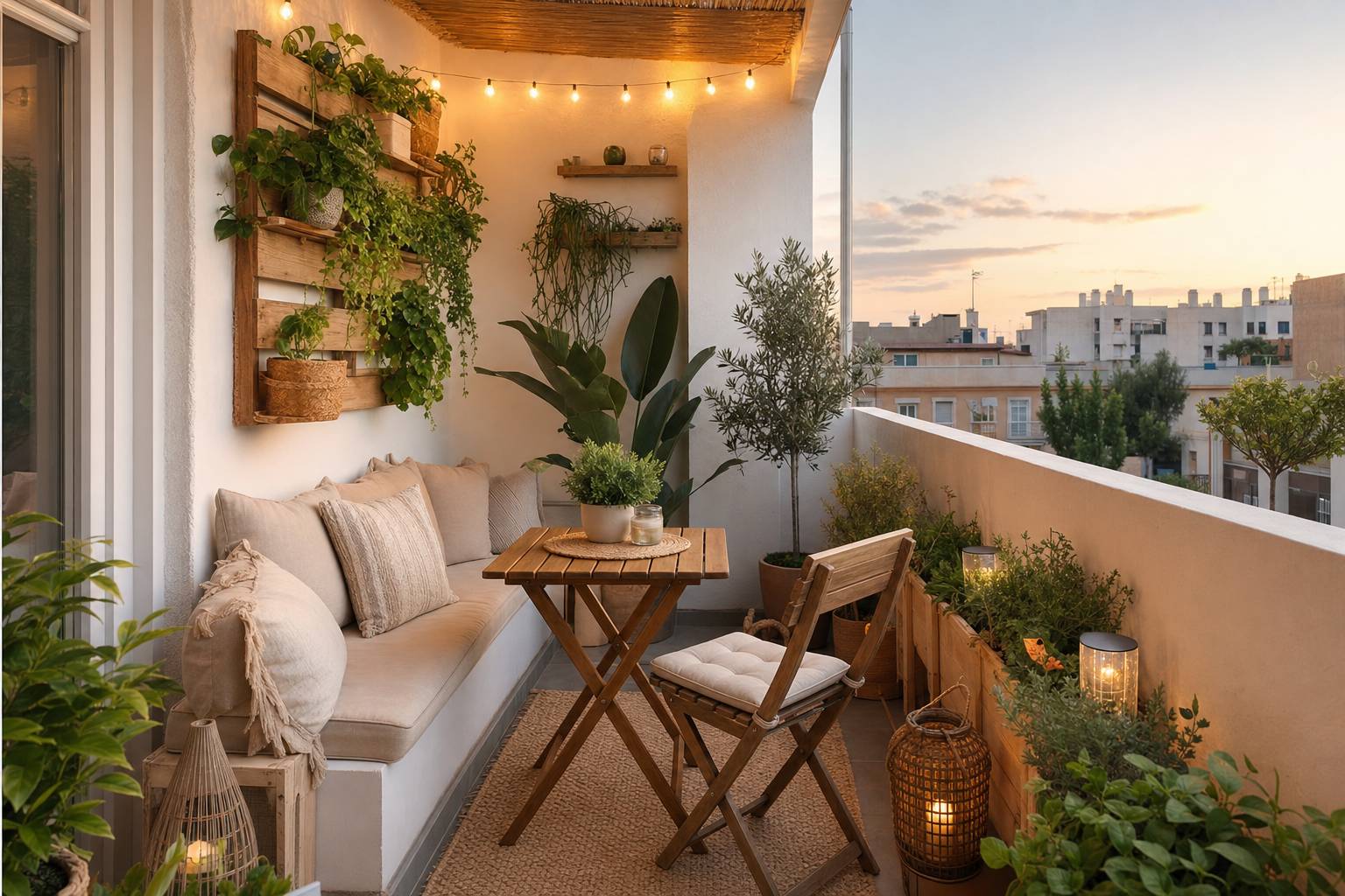 Cómo decorar una terraza pequeña con poco presupuesto