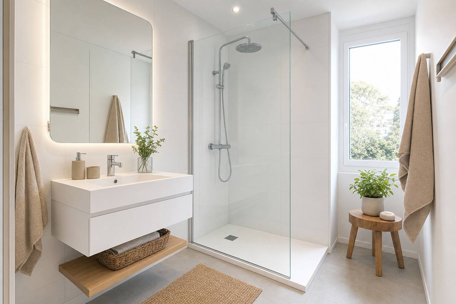 Cómo elegir mamparas para baños pequeños