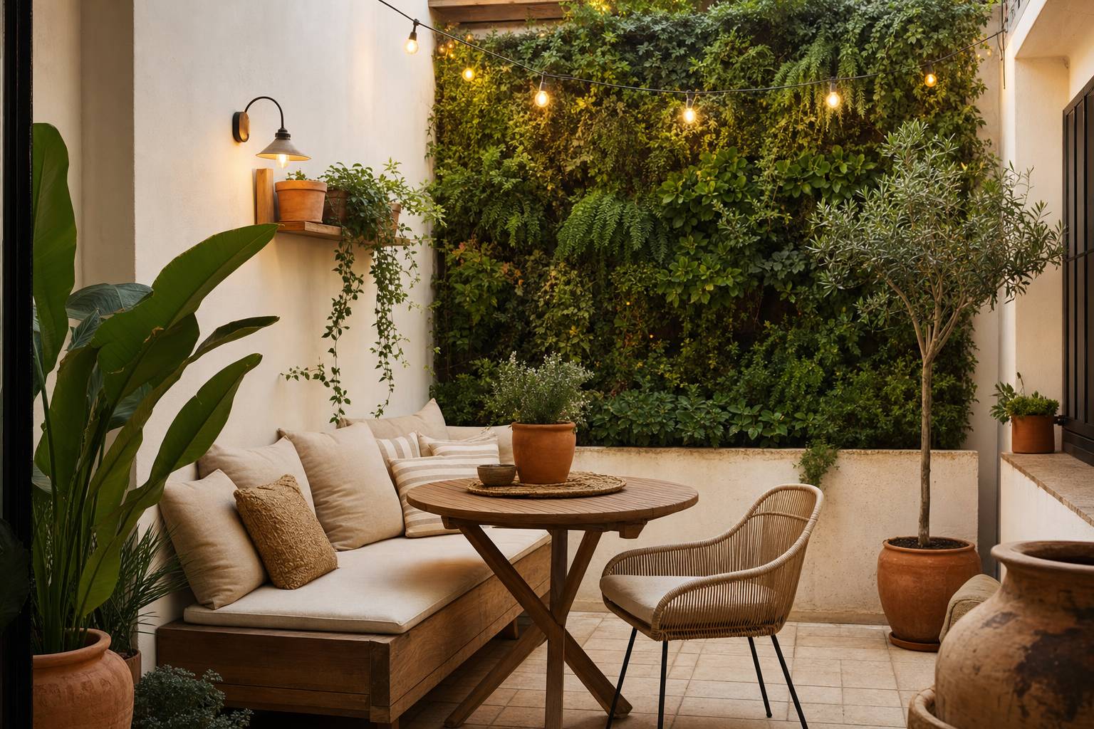 Ideas para decorar patios interiores pequeños