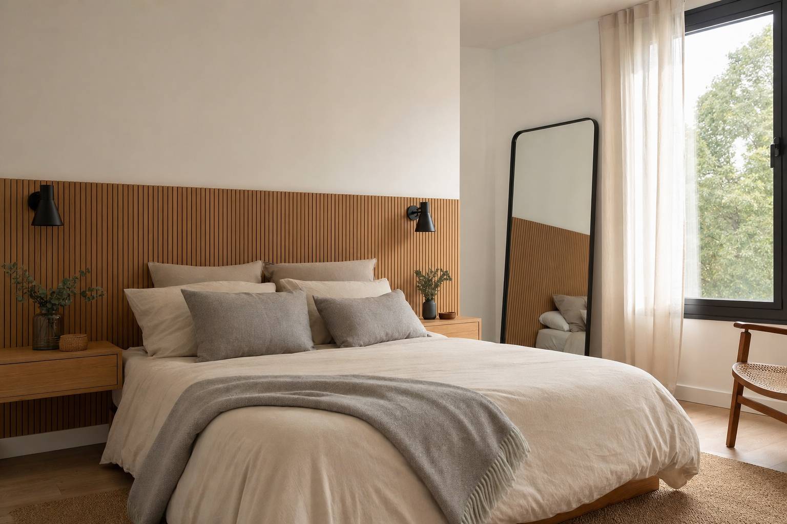 Ideas para decorar un dormitorio de matrimonio pequeño y moderno