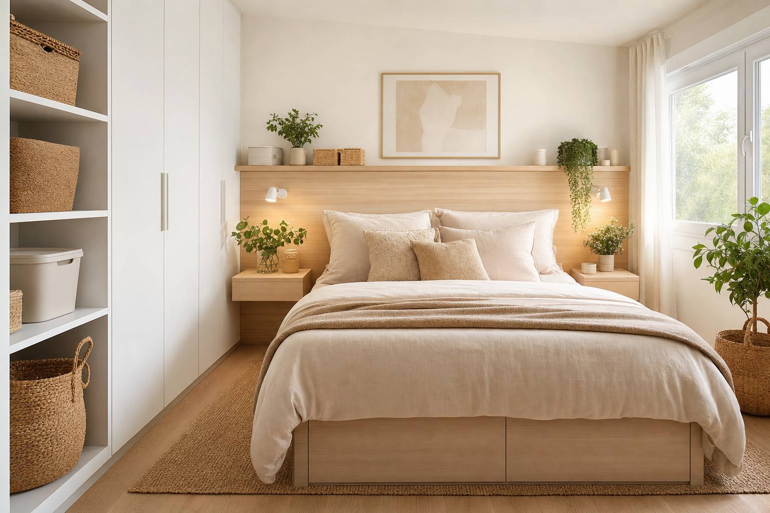 Ideas para dormitorios con poco almacenamiento