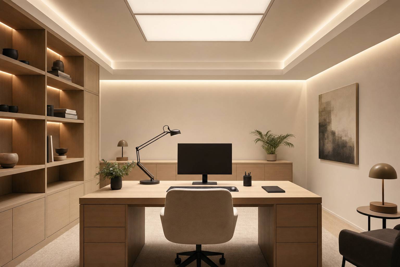 Ideas para iluminar una oficina sin luz natural