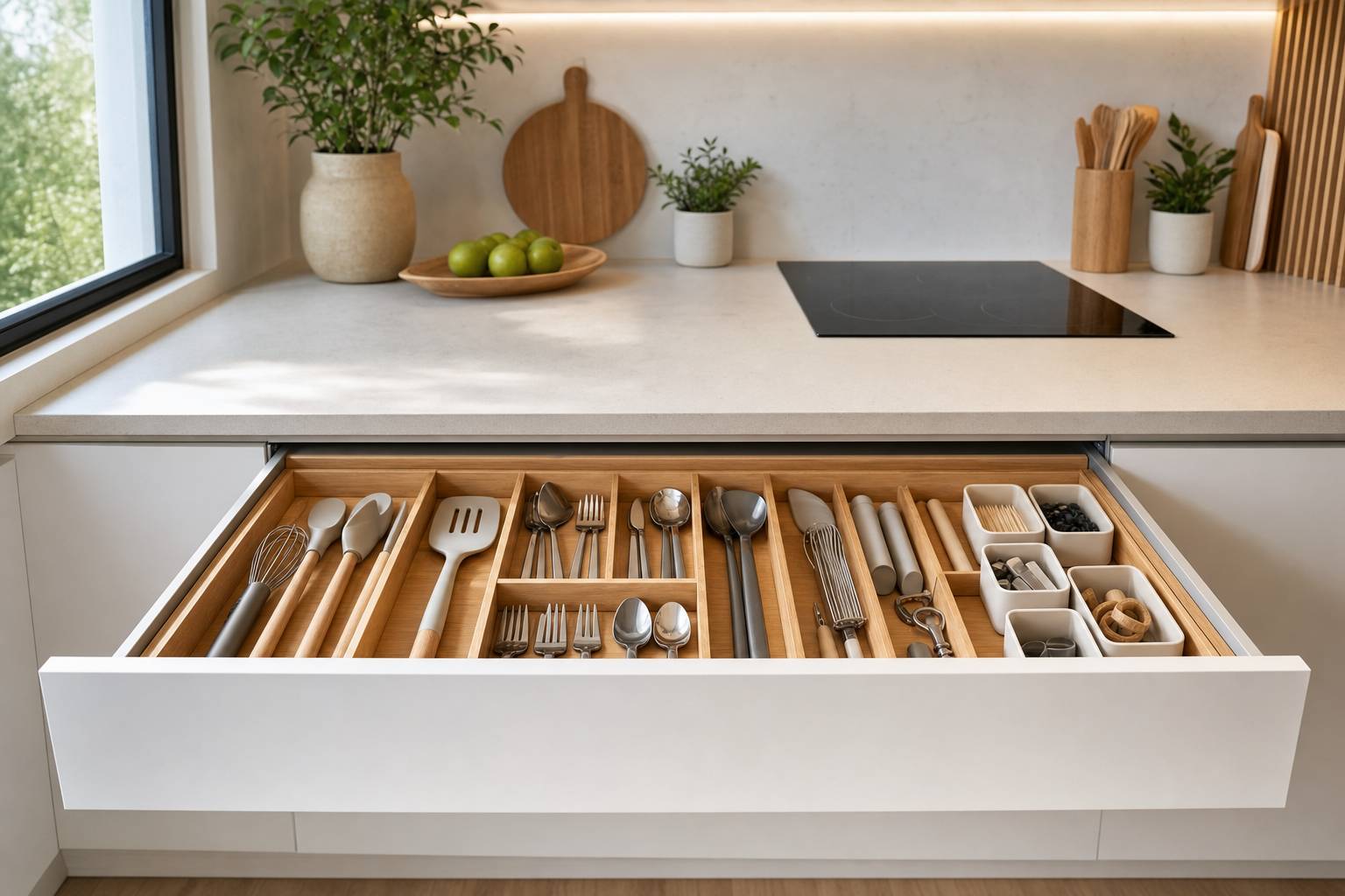 Ideas para organizar cajones de cocina