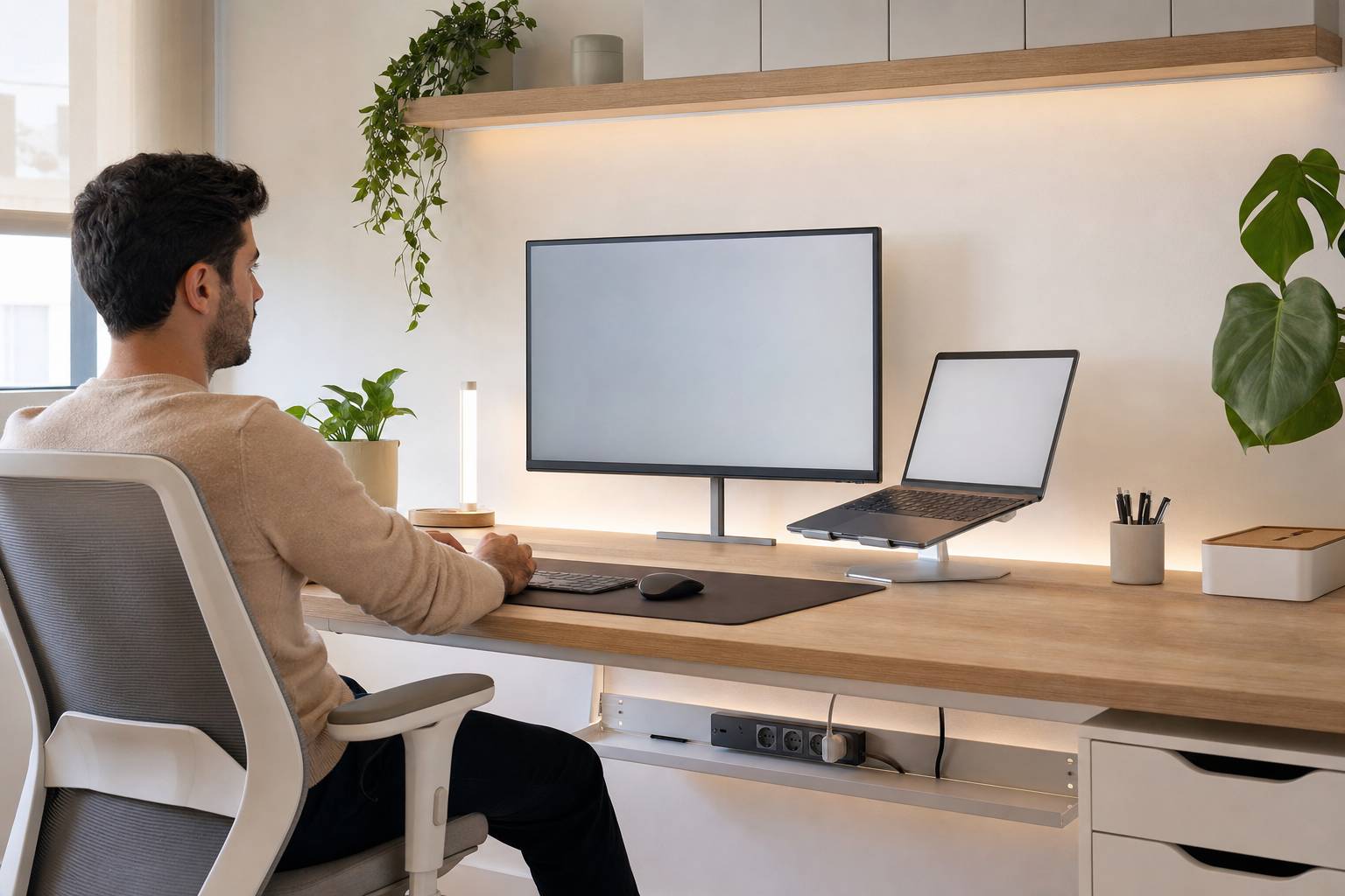 Organización de cables en una oficina doméstica: guía práctica para un espacio seguro y ordenado
